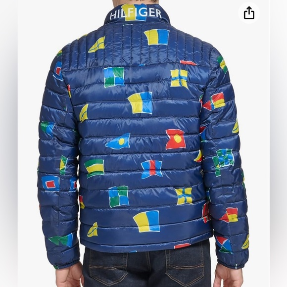 NWT - Tommy Hilfiger Adult Packable Lightweight Quilted Jacket - Men M/Women L - Picture 4 of 13